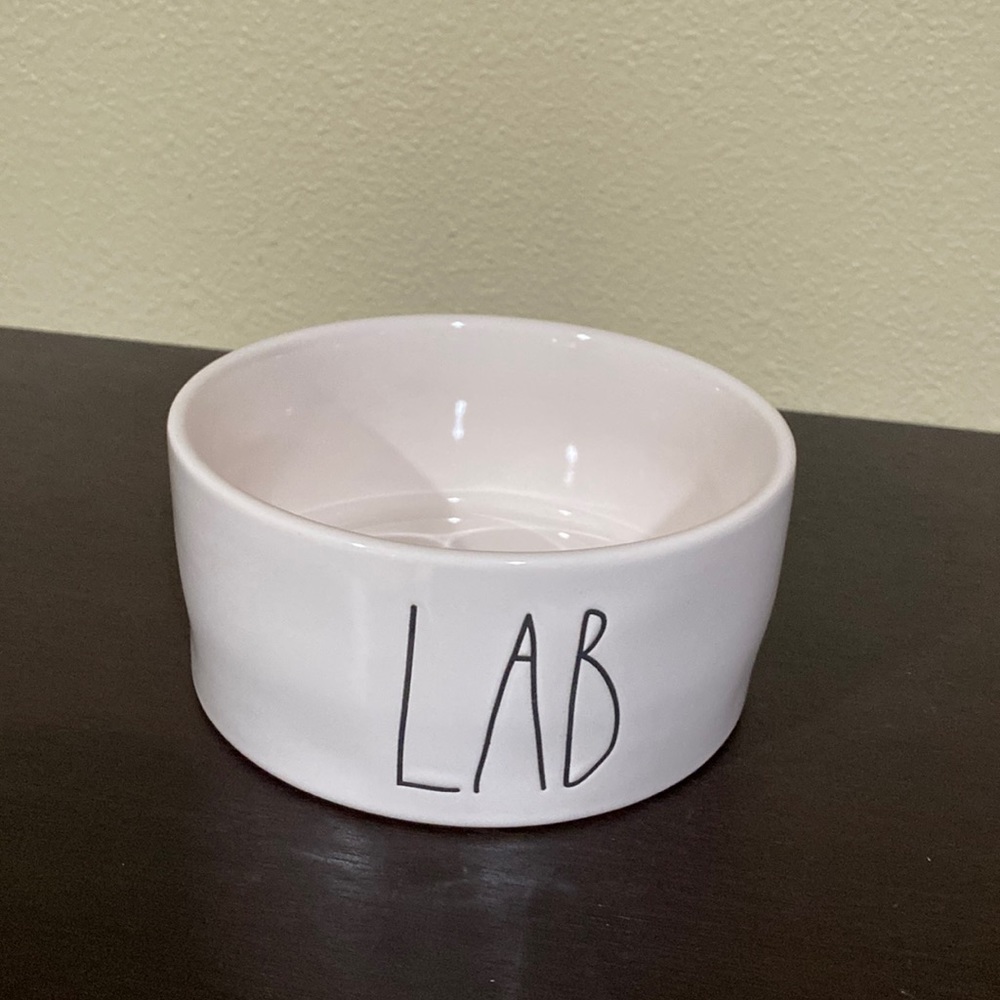 🎉2X HP🎉 New Rae Dunn Lab dog food dish